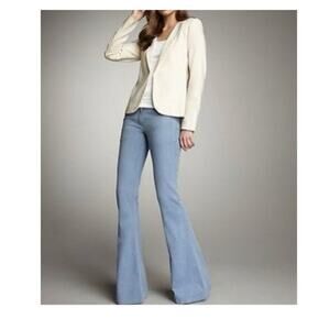 Theory Light Blue Flare Jeans